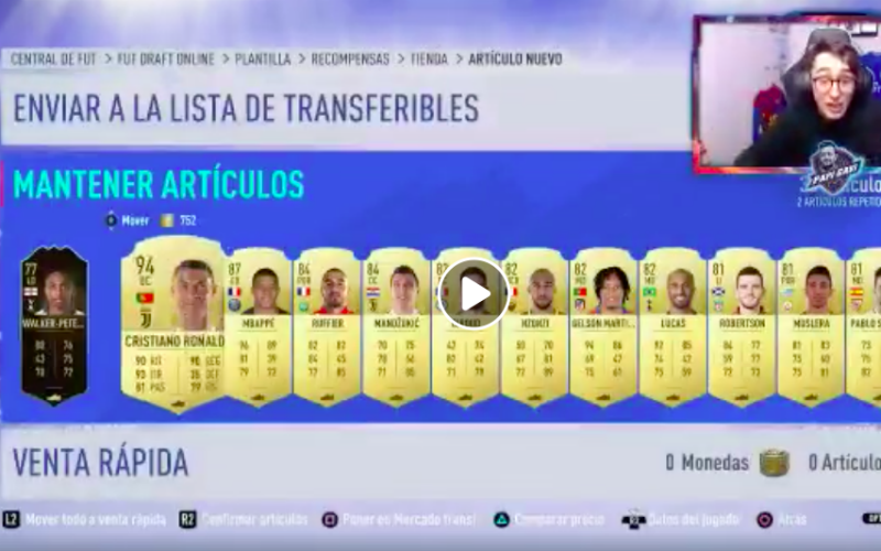 Gamer opent FUT-pack met Ronaldo én Mbappe... En dan gebeurt dit (VIDEO)