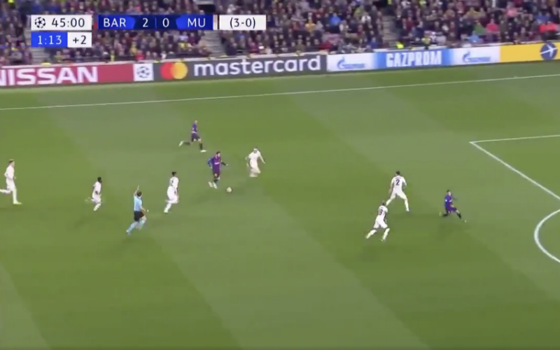 Lionel Messi beëindigt de carrière van Phil Jones (VIDEO)