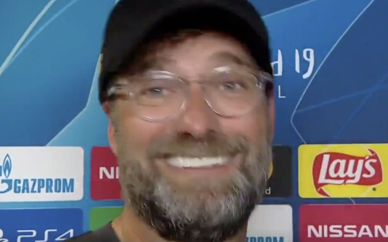 Jürgen Klopp pakt uit met heerlijke song in interview na CL-finale (VIDEO)