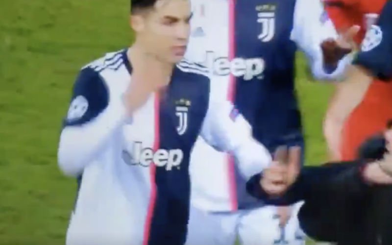 Woeste Cristiano Ronaldo doet dit na wedstrijd in CL van Juventus