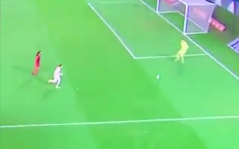 Enorme blunder van Courtois wordt massaal gedeeld (VIDEO)