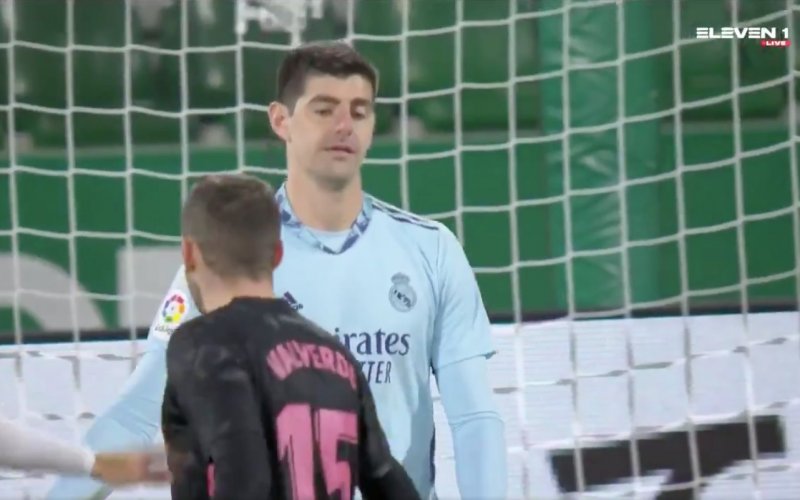 Straffe beelden van Thibaut Courtois gaan viraal: 