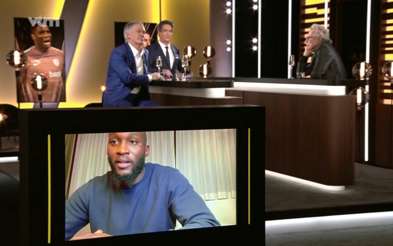 VTM beleeft tijdens Gouden Schoen erg vervelend moment met Romelu Lukaku