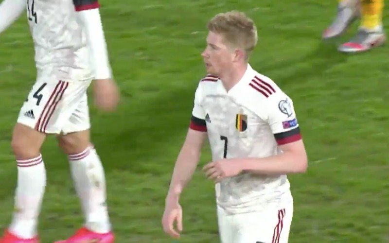 Beelden van De Bruyne bij België gaan viraal: 