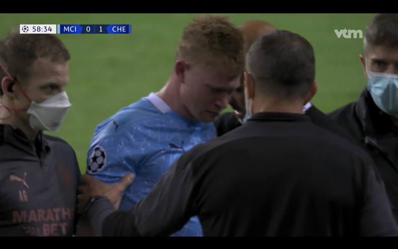 Drama voor Kevin De Bruyne: Huilend van het veld in CL-finale