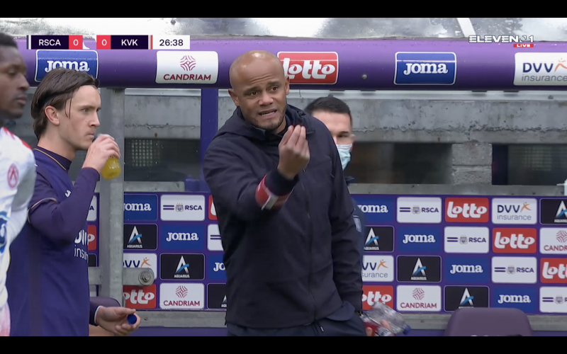 Anderlecht-supporters geschokt door Kompany: 