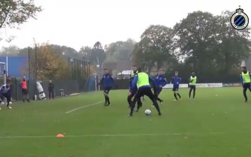 Interlandbreak? Bij Club Brugge trainen ze stevig verder mét opvallende naam (video)