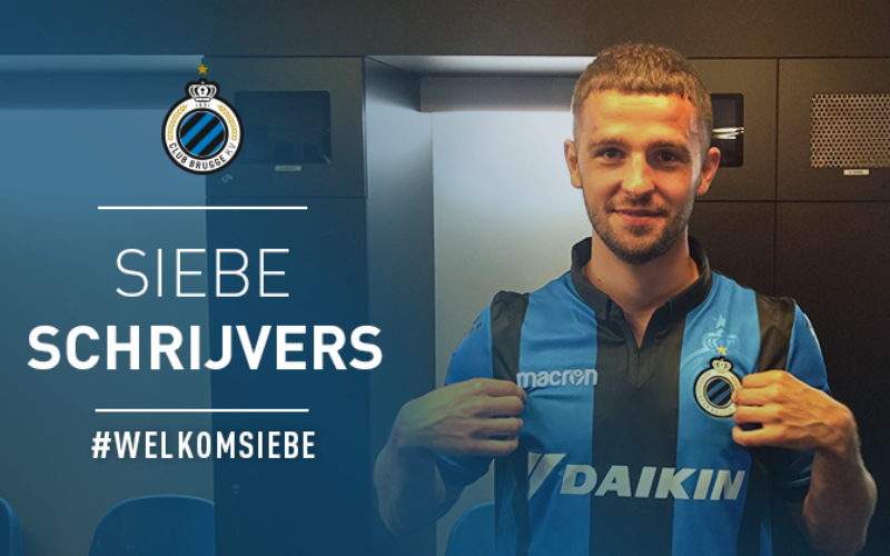 DONE DEAL: Club Brugge haalt Siebe Schrijvers weg bij Genk