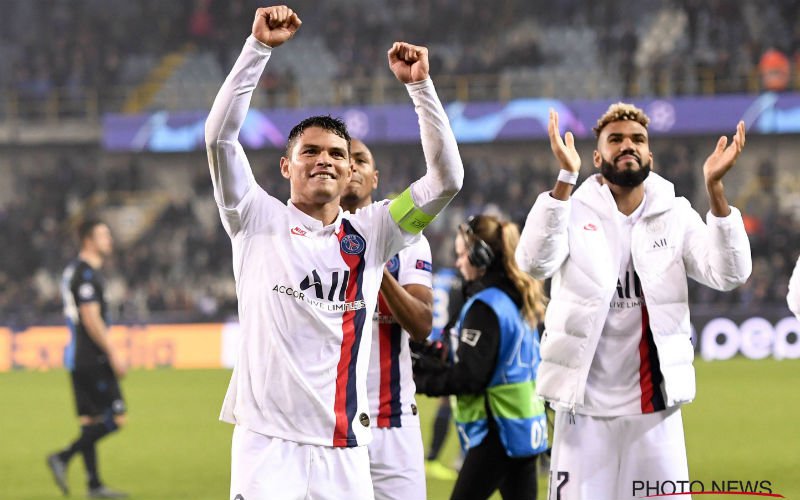 Thiago Silva vol ongeloof na Club Brugge-PSG: 