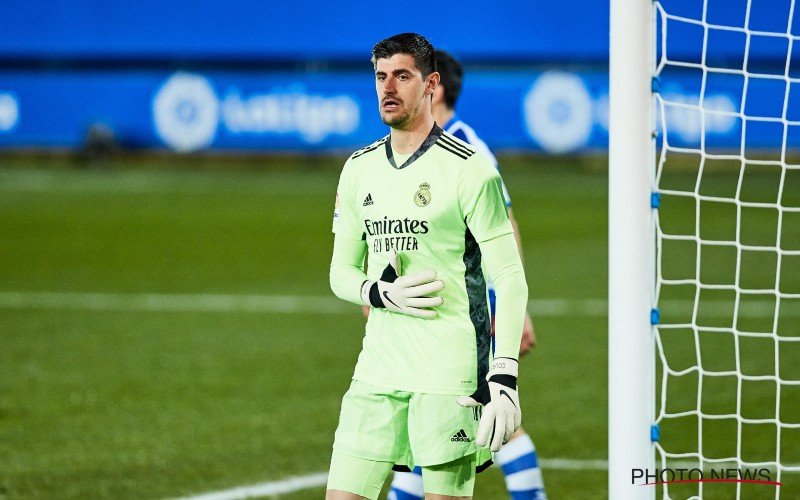 Courtois kan ogen niet geloven na thrillerscenario met Real Madrid