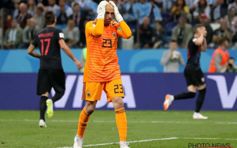 Blunderende Willy Caballero ernstig bedreigd: 