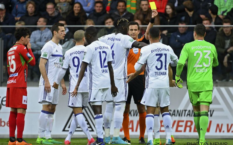 'Anderlecht-speler gaat door het lint en wordt opgeroepen door de Reviewcommissie'