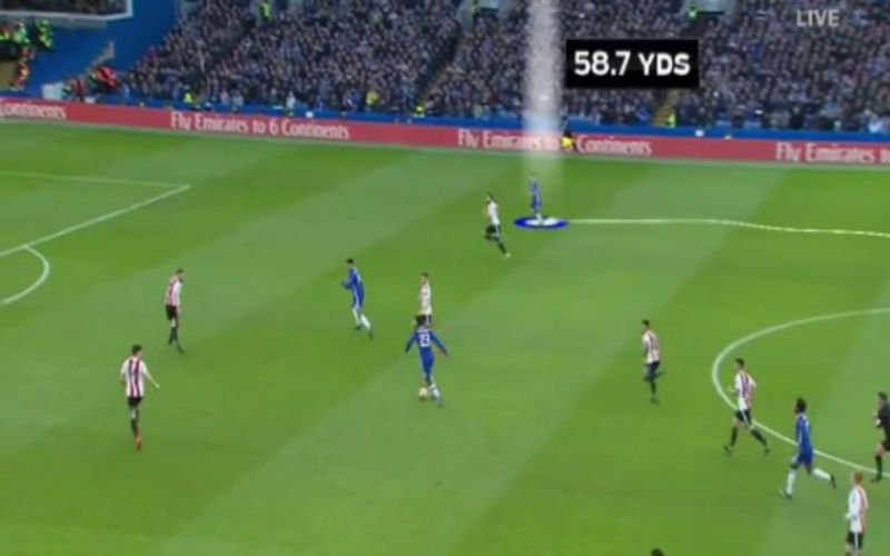 Michy Batshuayi zorgt (ongewild?) voor een knappe assist bij Chelsea (Video)