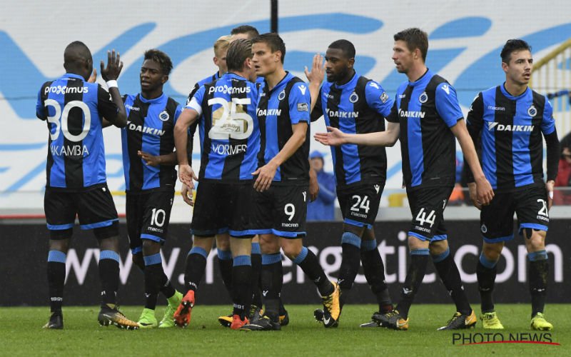 Nauwelijks in actie bij Club Brugge: 