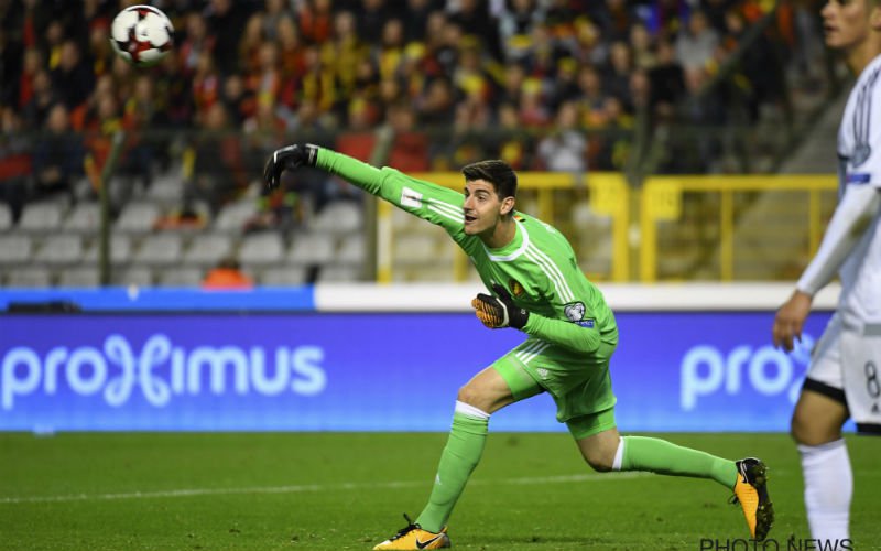 Courtois helemaal wild van deze Rode Duivel: 