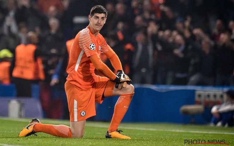 Courtois maakt concurrent af: 