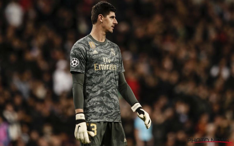 Real-fans weten niet wat ze zien van Courtois: 