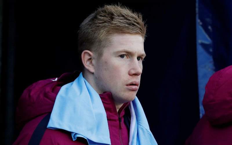 De Bruyne is het kotsbeu: 