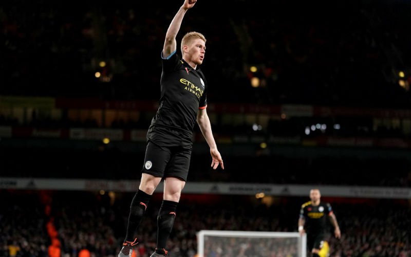 Kevin De Bruyne speelt alles kapot bij Manchester City