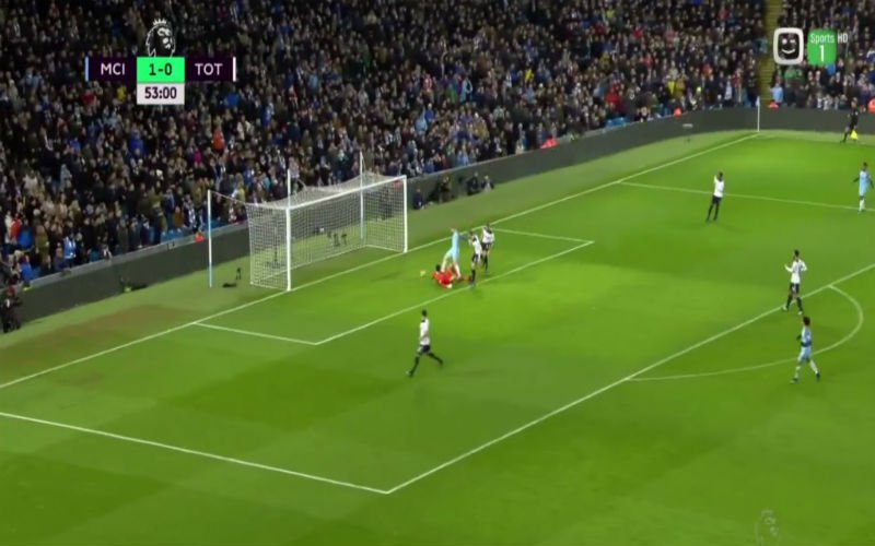 De Bruyne profiteert van enorme blunder van Lloris en scoort (Video)