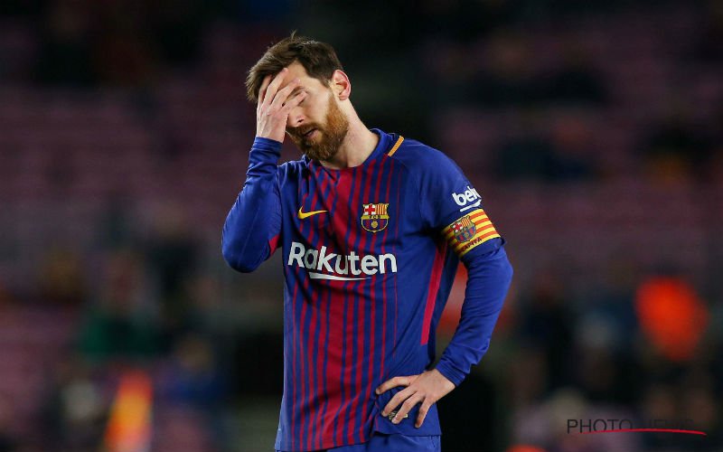 Om deze bizarre reden zat Messi op de bank bij Barcelona