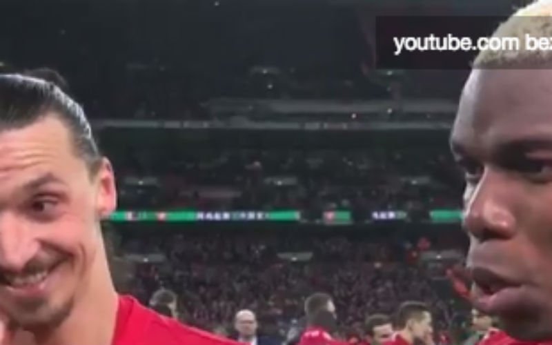 Ibrahimovic zet Pogba op deze geniale wijze op zijn plaats (Video)